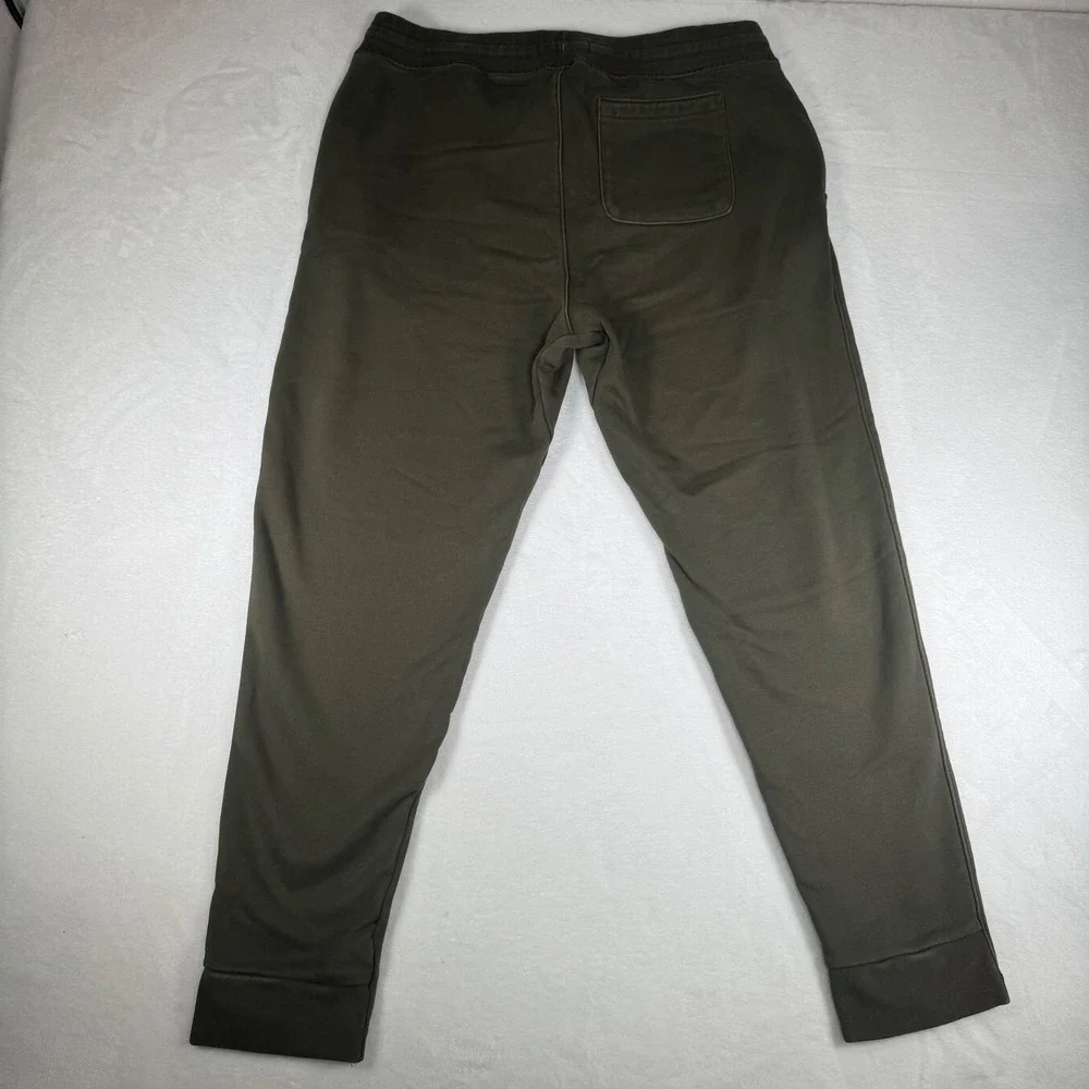 Banana Republic Men's Olive Green‎ Jogger Sweatpants Size L Drawstring Pockets